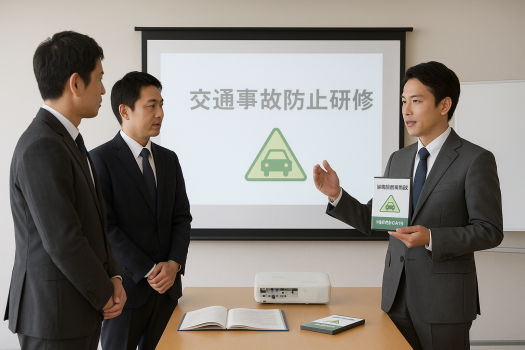 研修DVDの紹介の様子
